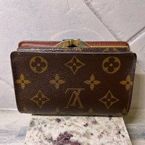 Louis Vuitton Mono Kisslock Wallet